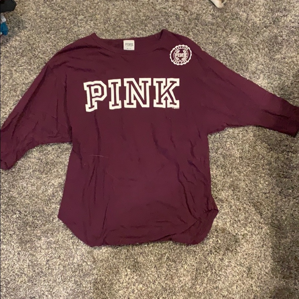 Victoria’s Secret pink shirt
